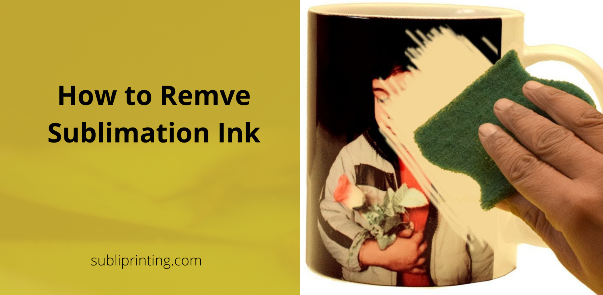 How to Remove Sublimation Ink from Shirts, Mugs, Tumblers