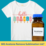 can acetone remove sublimation ink