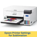 epson printer settings for sublimation printing
