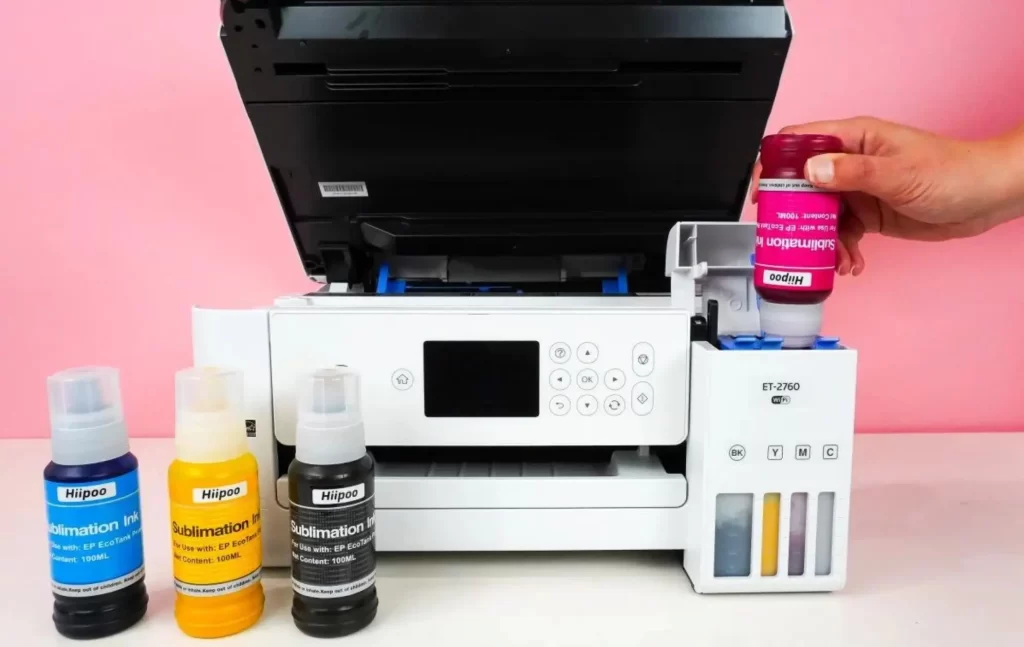 install sublimation ink in epson printer