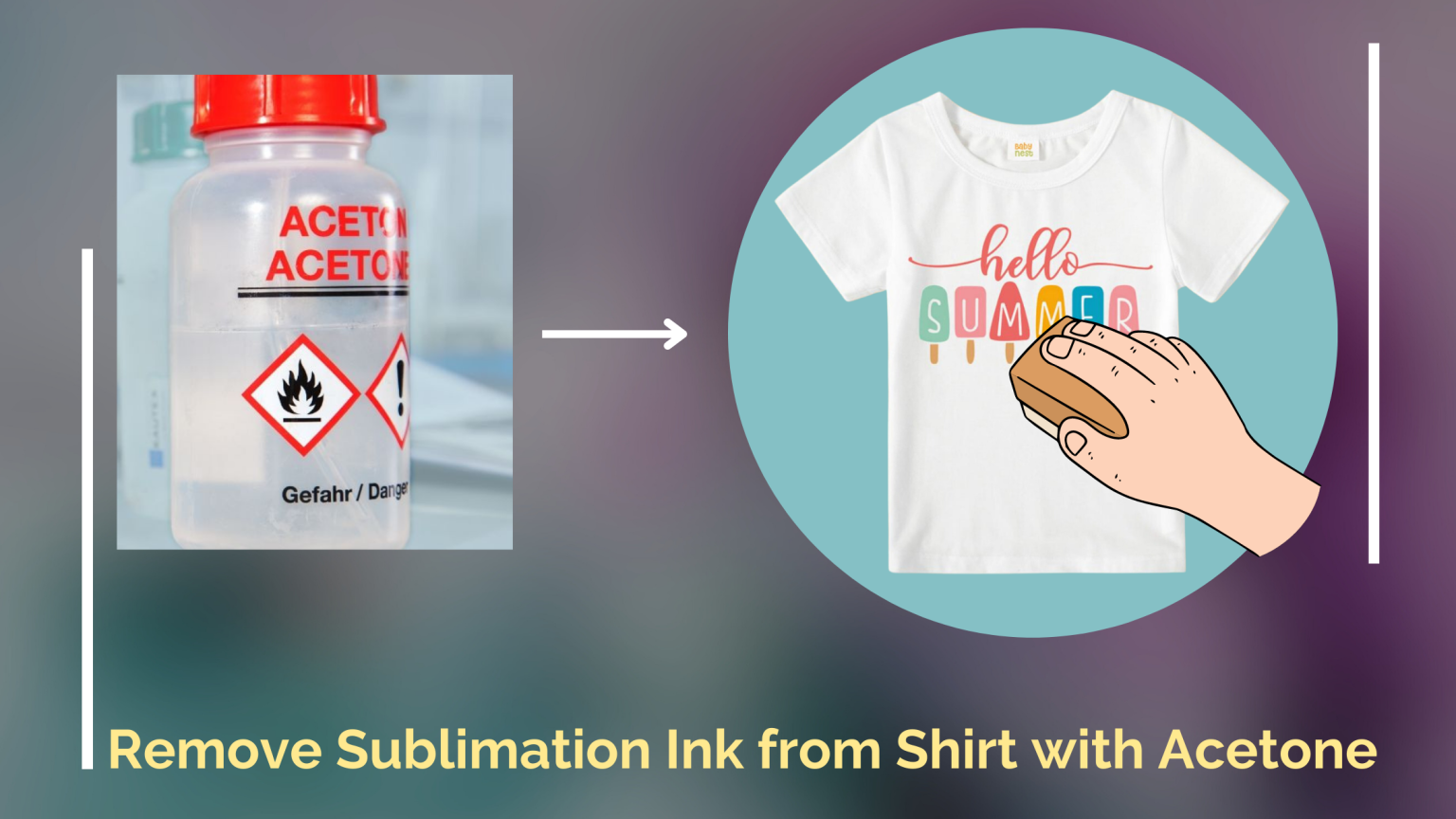 Will Acetone Remove Sublimation Ink? Truth Revealed