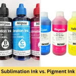 Pigment ink vs. sublimation ink