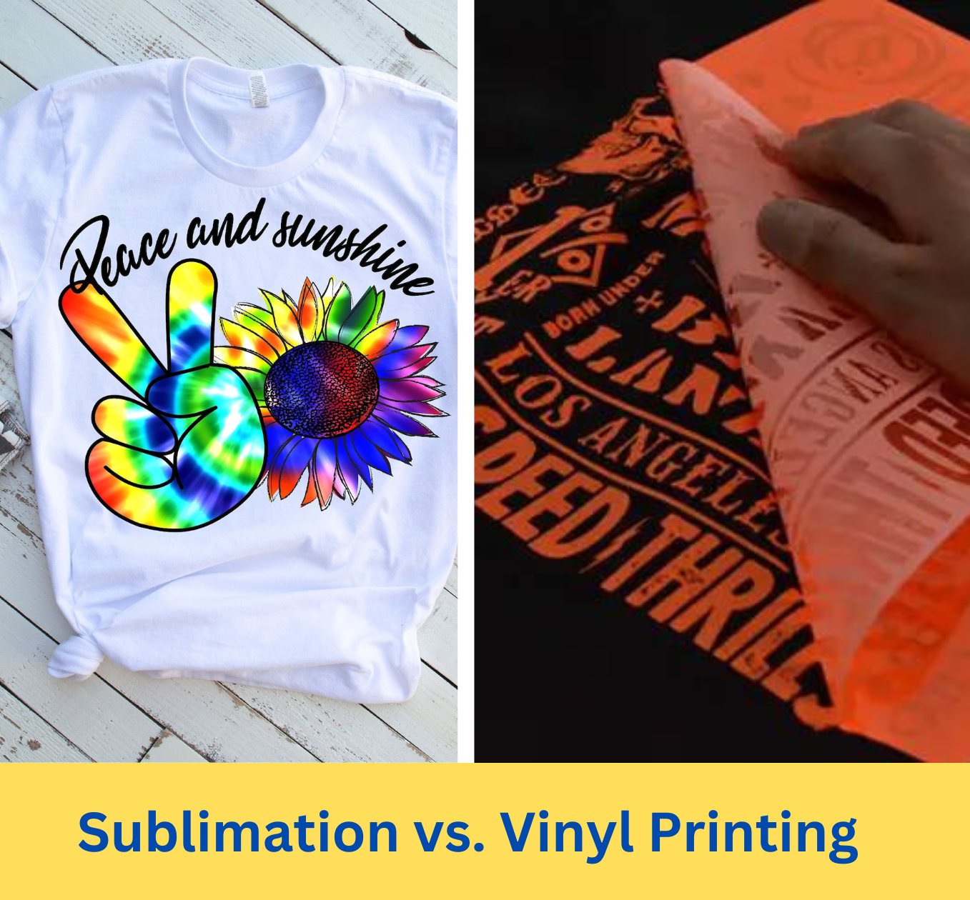 Sublimation Vs Heat Transfer Vinyl Find The Best Printing Method 6975