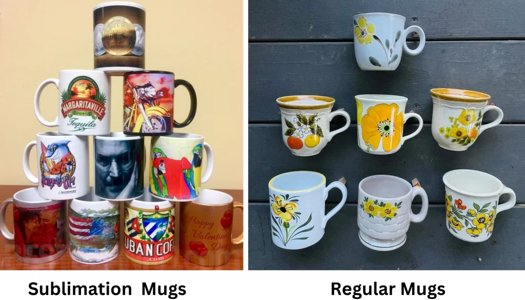 difference between sublimation mug and regular mug