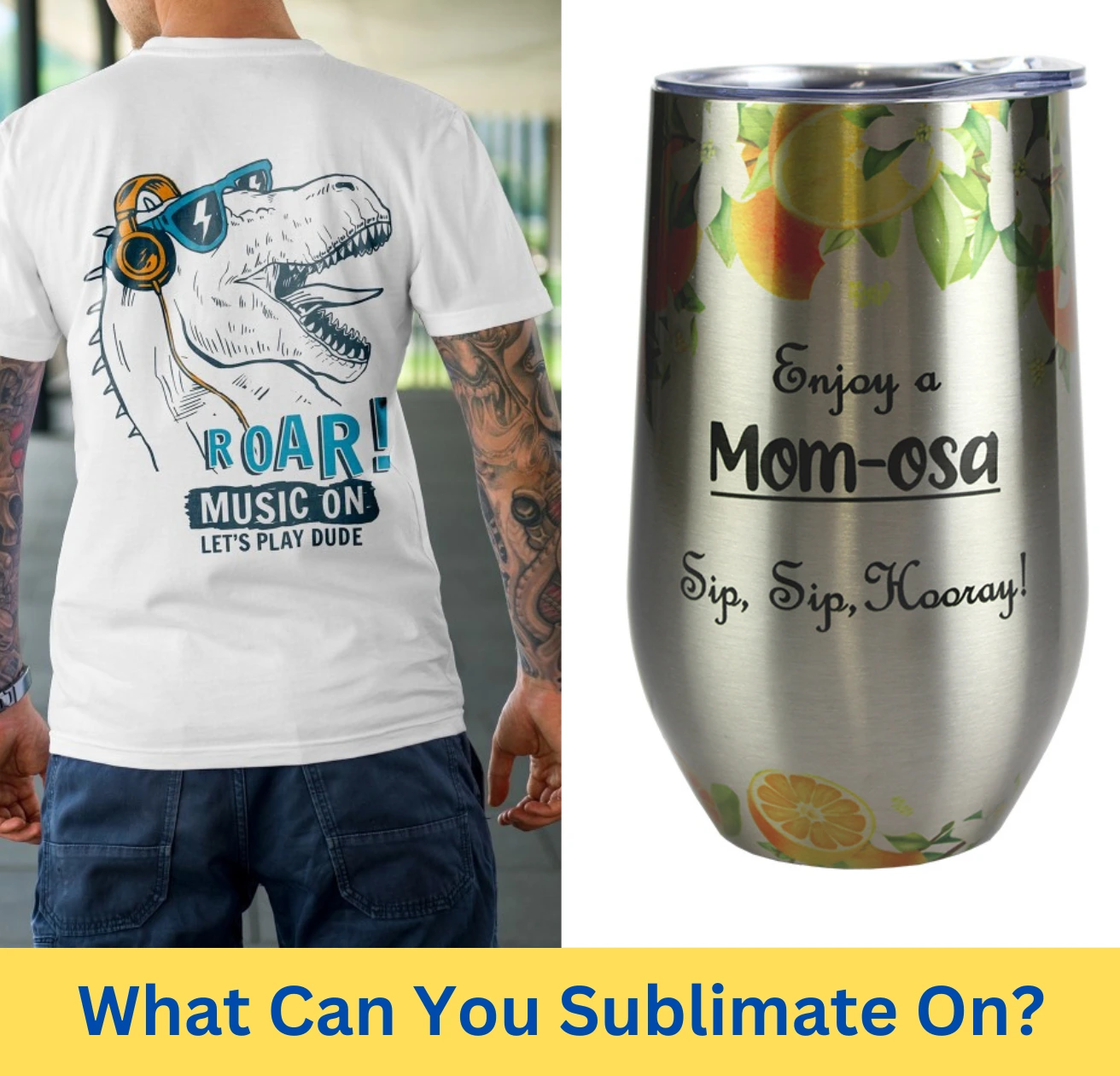 what materials can you sublimate on