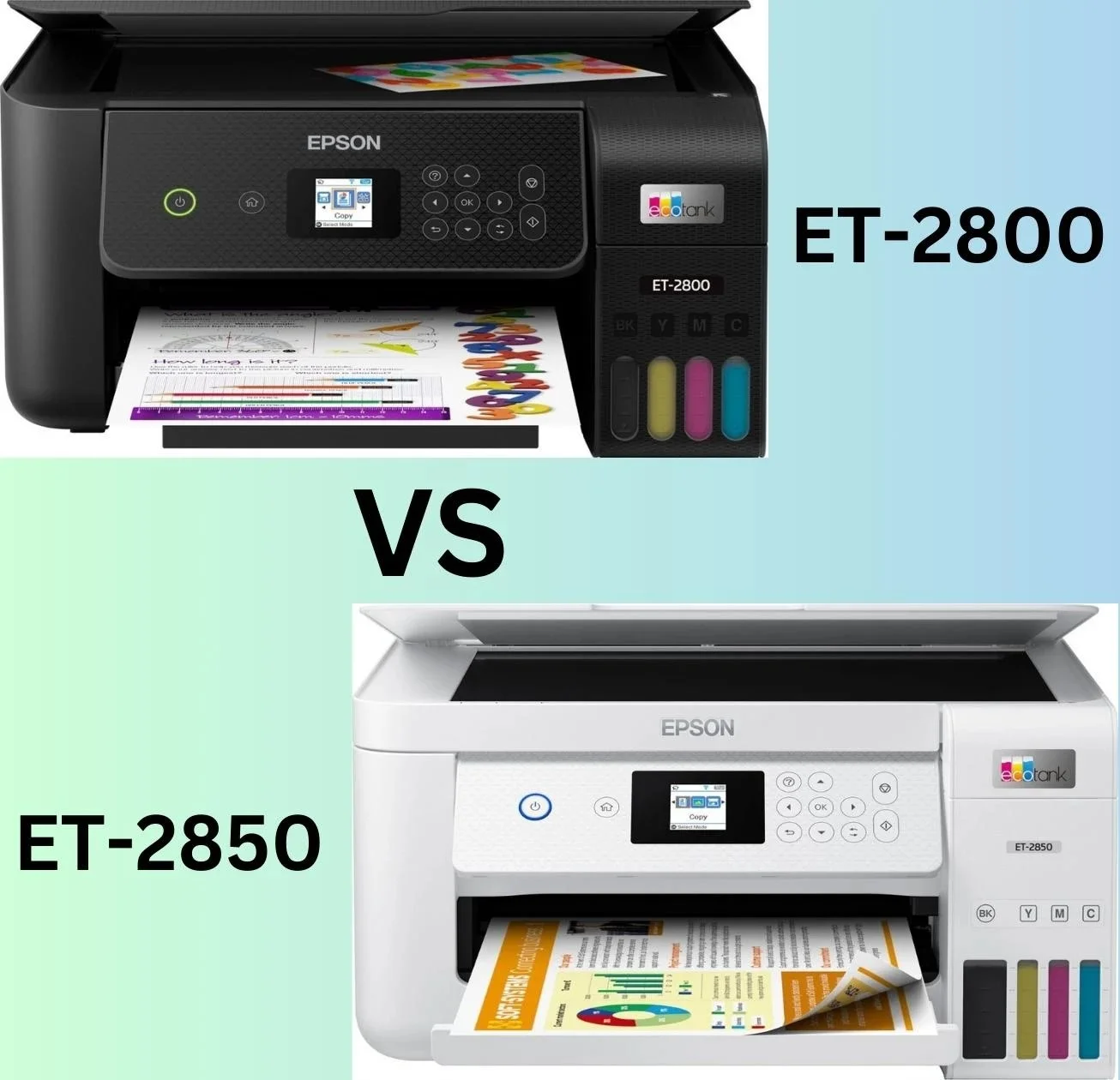 epson ecotank et-2800 vs epson ecotank et-2850