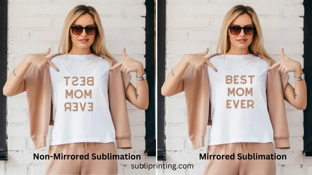 do you have to mirror image for sublimation