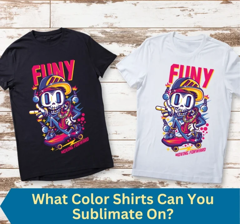 what color shirts can you sublimate on